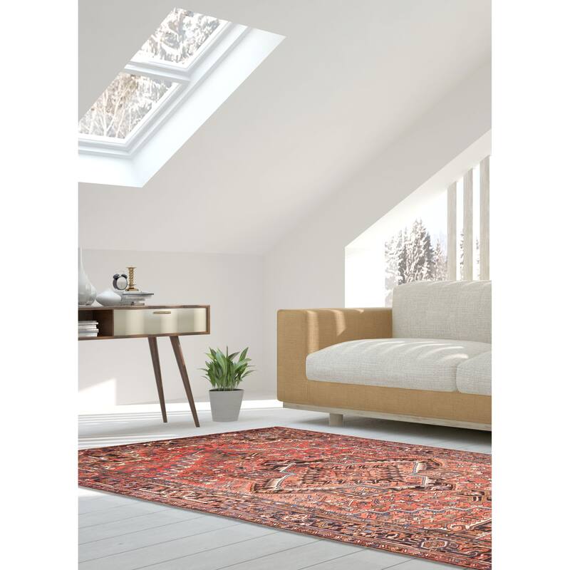 ECARPETGALLERY Hand-knotted Sarabi Red Wool Rug - 6'2 x 10'4