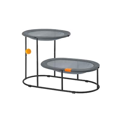 2-Tier Elevated Cat Bed for Multi-Cat Households - 32.6"L x 16.5"W x 20.9"H