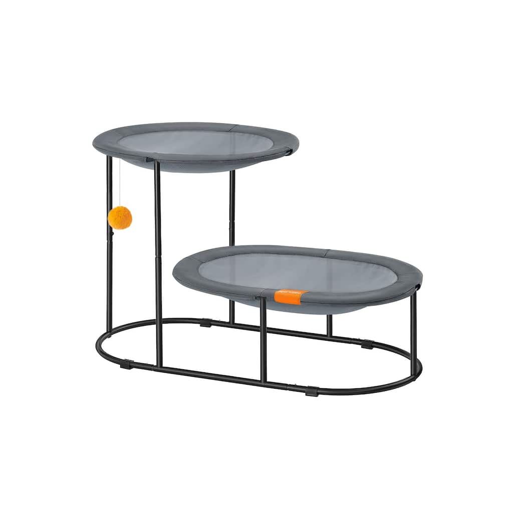 2-Tier Elevated Cat Bed for Multi-Cat Households - 32.6"L x 16.5"W x 20.9"H