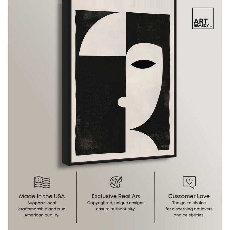 The Mask II Canvas by Art Remedy