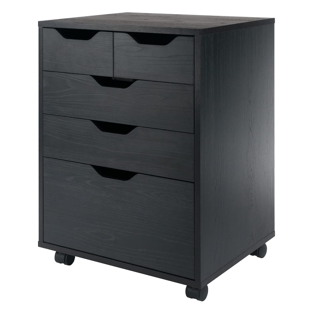 Mobile Cabinet Set with Storage Bins and Drawers - 26.25"
