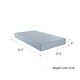 preview thumbnail 6 of 13, DHP Safety First Heavenly Dreams Stars a Plenty Blue Mattress - N/A