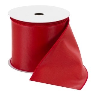 Red PVC Lined Ribbon (Set of 2) 4