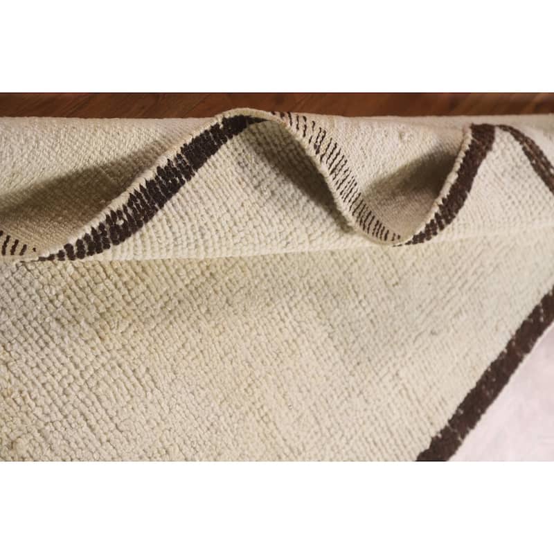 Anatolian Runner Rug Handmade Turkish Tribal Wool Carpet - 3'4"x 10'3"