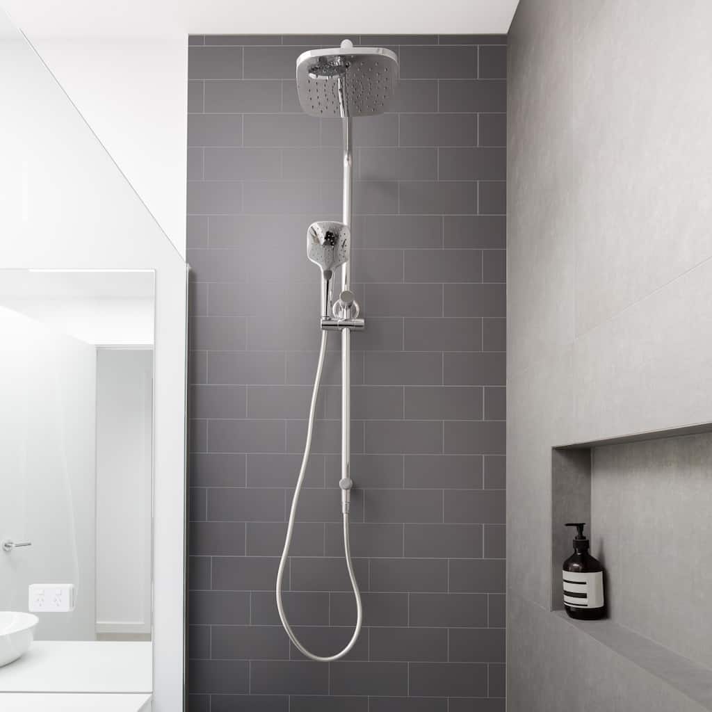 Merola Tile BioTech Piscina Brick Dark Grey Matte 4-3/4" x 9-5/8" Porcelain Floor and Wall Tile