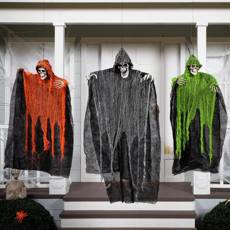 3 Pack Halloween Hanging Grim Reapers