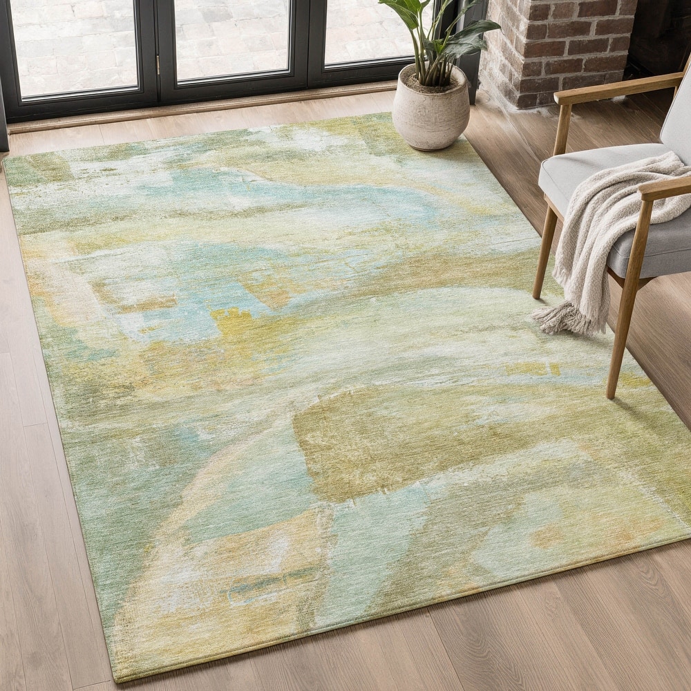 Premium Washable Super Soft Abstract Chic Mayfield Rug