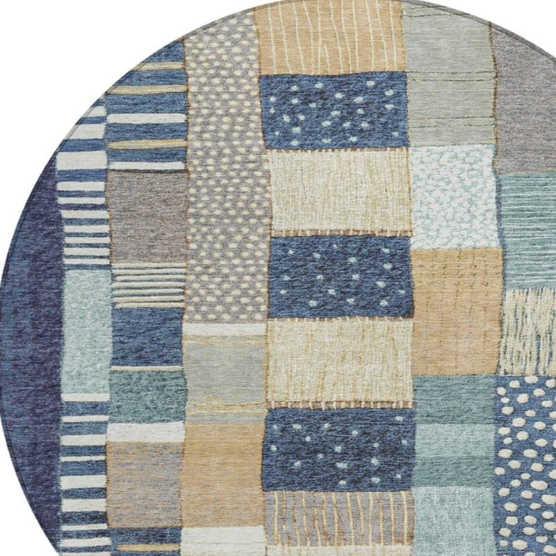 HomeRoots Geometric Transitional Rectangle Outdoor Rug