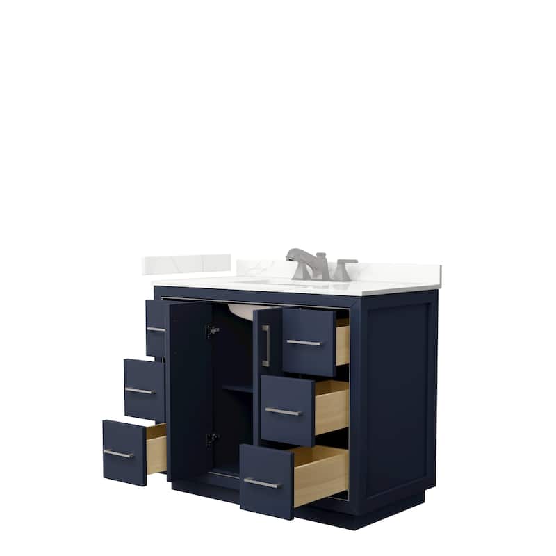 Icon 42-inch Single Vanity, Quartz Top
