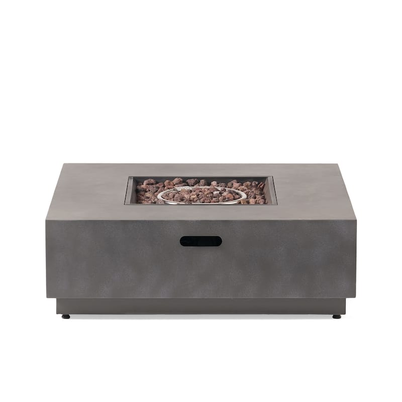 Wellington Outdoor 50,000 BTU Square Fire Pit (No Tank Holder) by Christopher Knight Home
