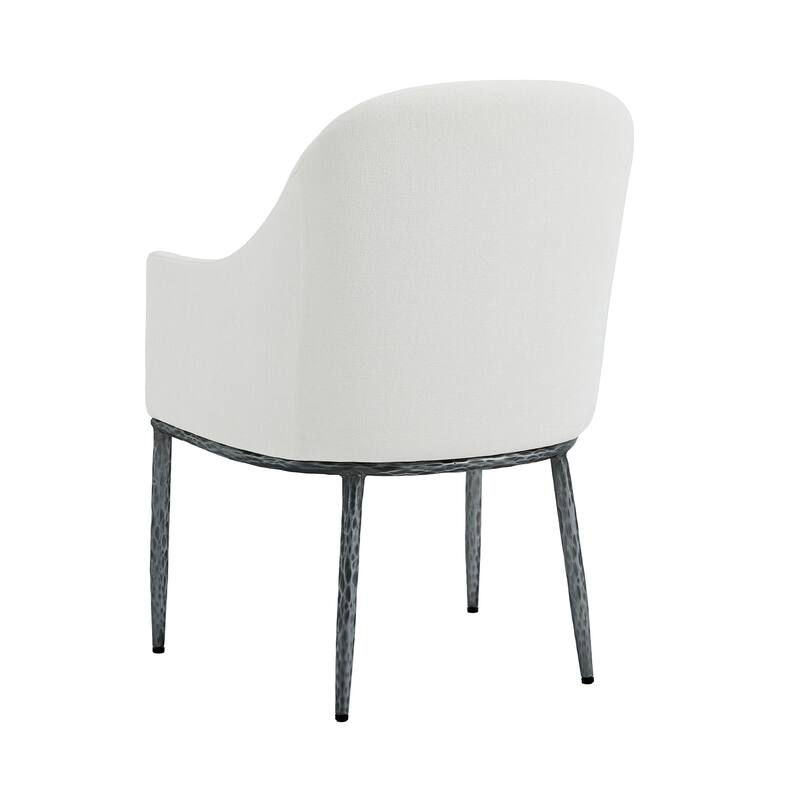 Christopher Knight Home - 5-Piece Industrial Metal Top Dining Set with Upholstered Chairs