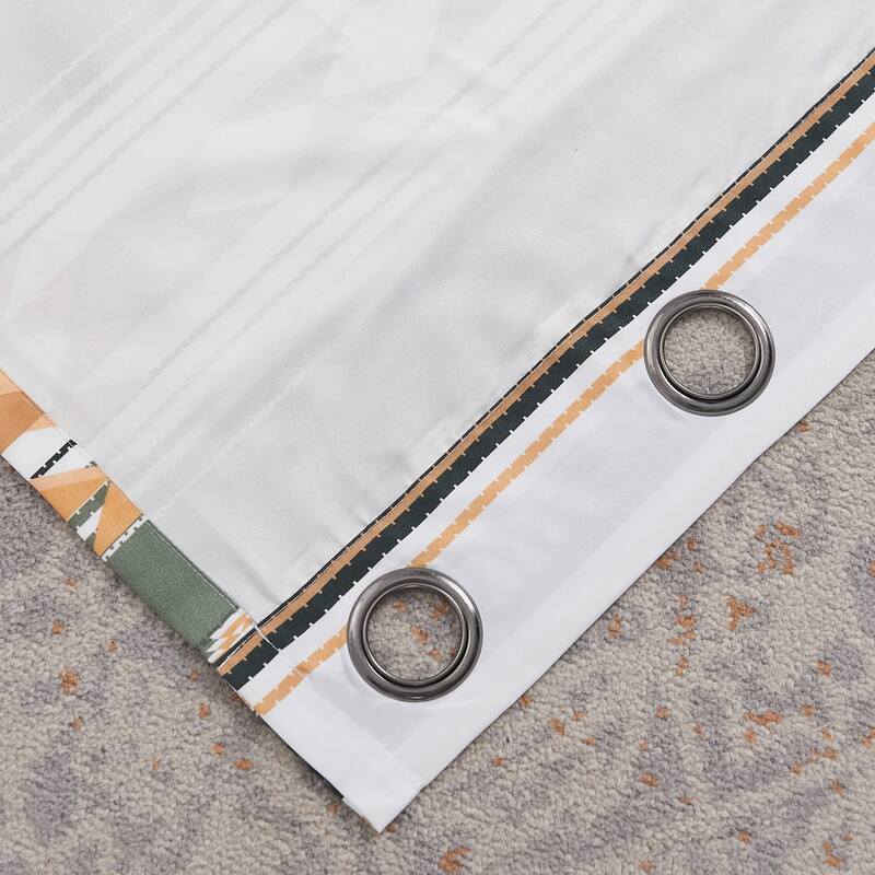 Greenland Home Fashions Zuma Grommet Top Valance - 84 W x 16 L