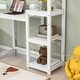 preview thumbnail 5 of 10, Wooden Kids Study Desk, Kids Bookshelf & Toy Storage