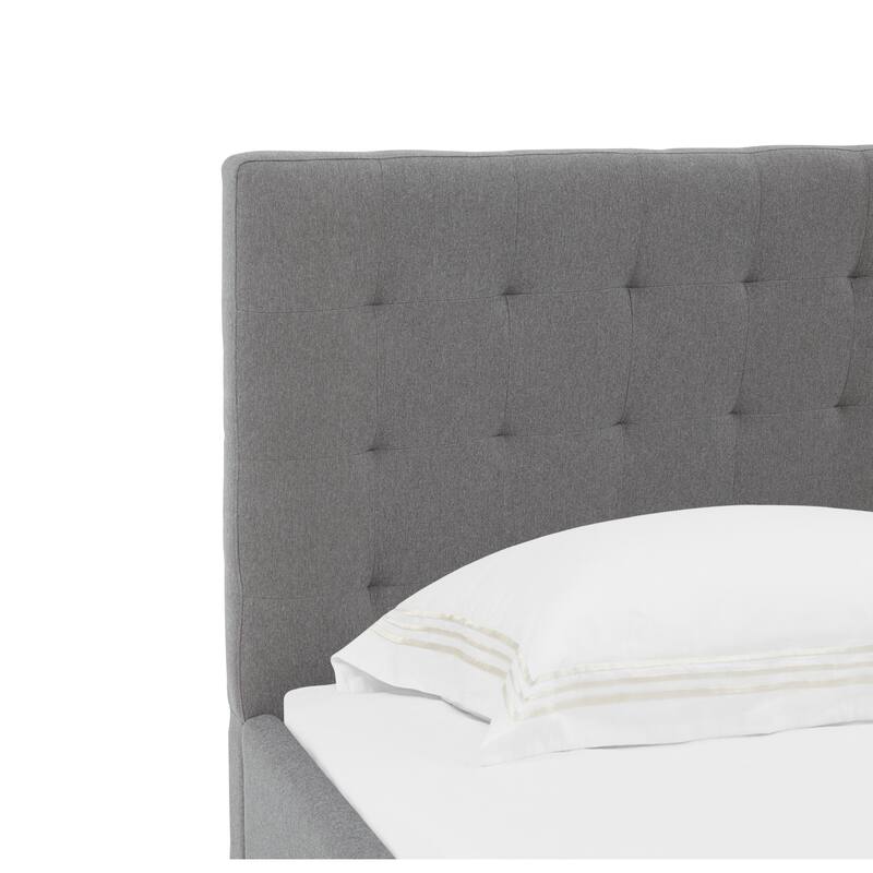 SAFAVIEH Couture Meliha Low Profile Tufted Platform Bed