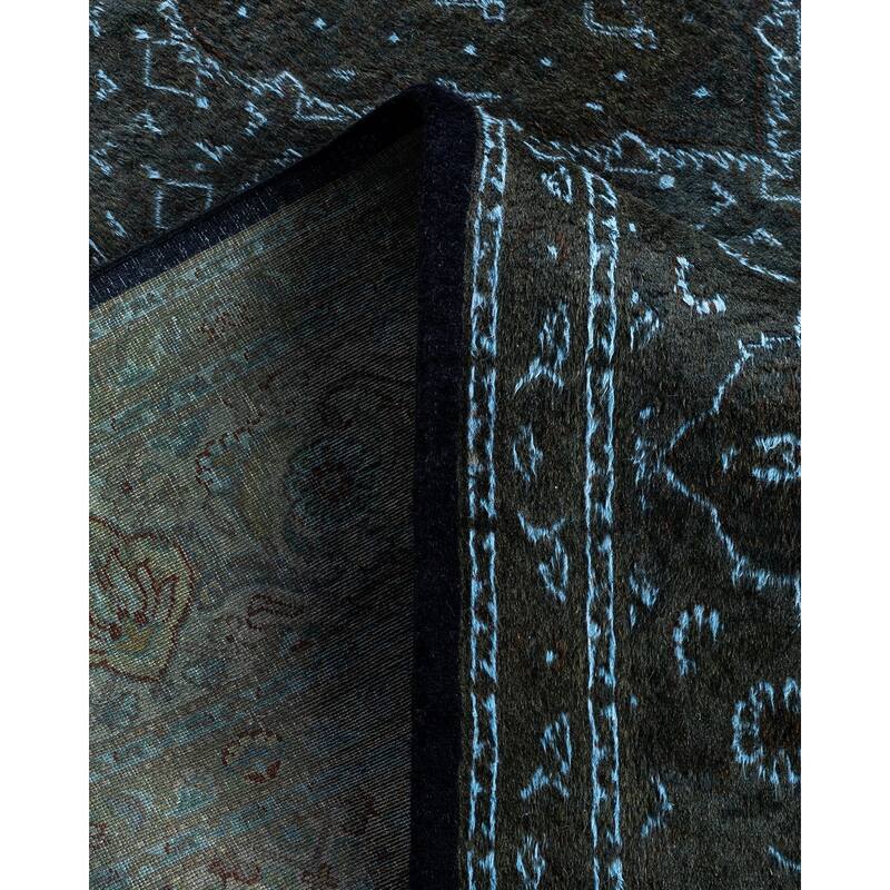 Fine Vibrance One-of-a-Kind Hand-Knotted Area Rug - Brown, 6' 6" x 10' 0" - 6' 6" x 10' 0"