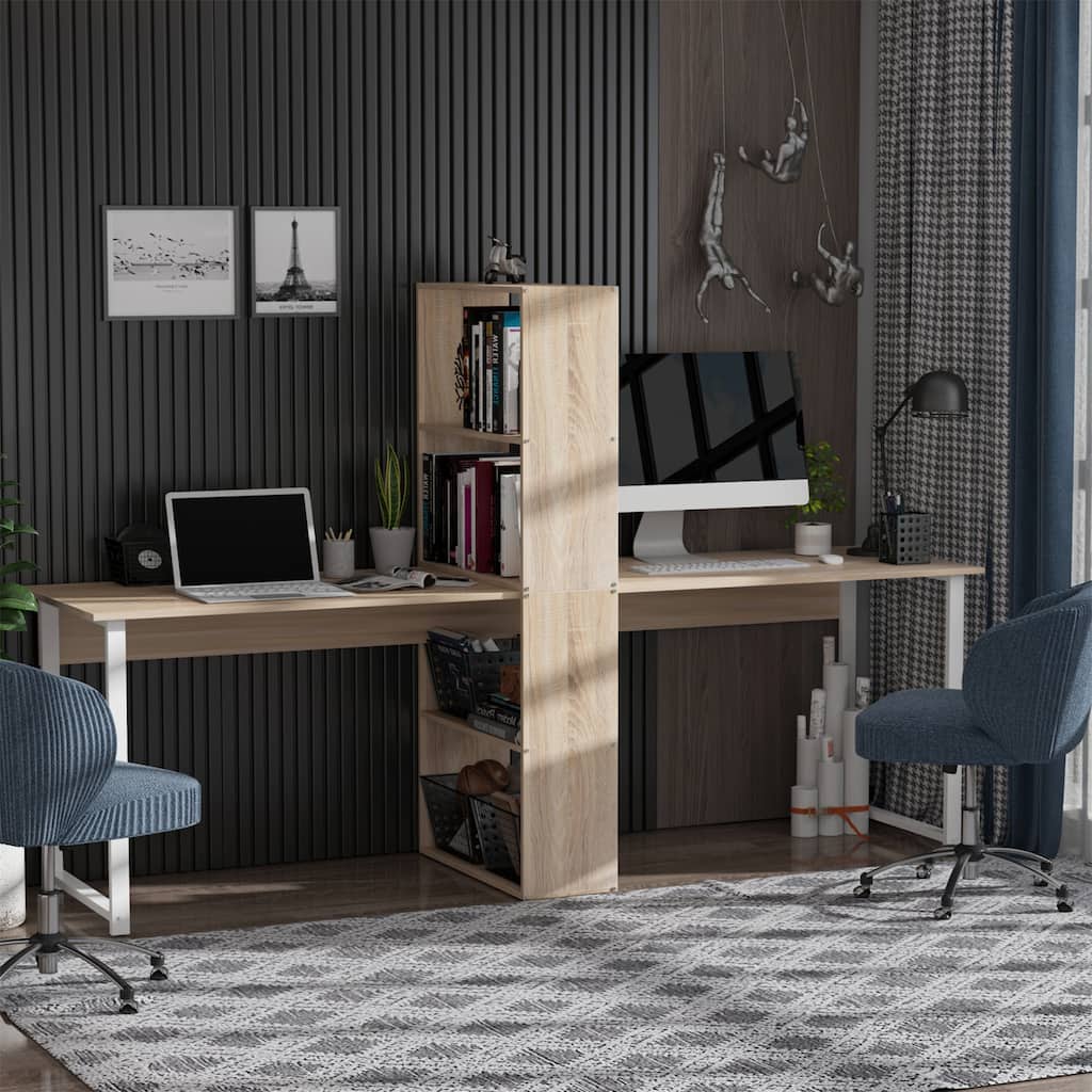 88" Extra Long 2-Person Computer Desk