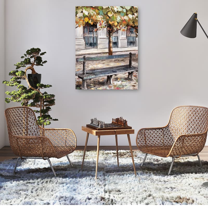 Parisian Pause By Studio Arts Canvas Art Print