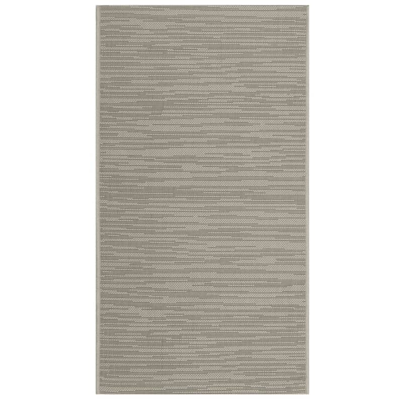 SAFAVIEH Courtyard Laurenske Indoor/ Outdoor Waterproof Patio Backyard Rug - 2' x 3'7" - Light Grey