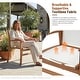 preview thumbnail 15 of 14, 9-Piece Extendable Patio Dining Set with Acacia Wood Table & 6 Breathable Mesh Chairs, Outdoor Furniture Set