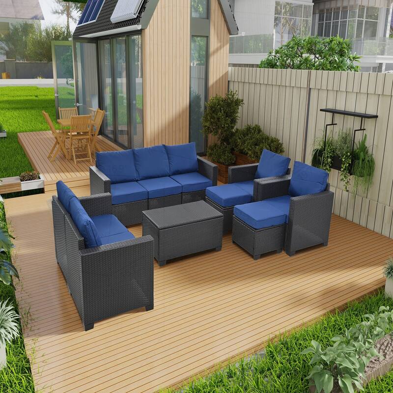 Outstanding Outdoor Patio Furniture Set with Multiple Comforts
