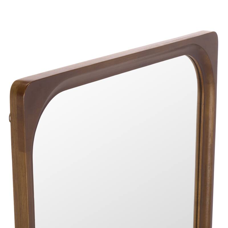 SAFAVIEH Home Lola -24 x 35-inch, Rubberwood/Mdf/Glass, Mirror - 24"W x 1"D x 35"H