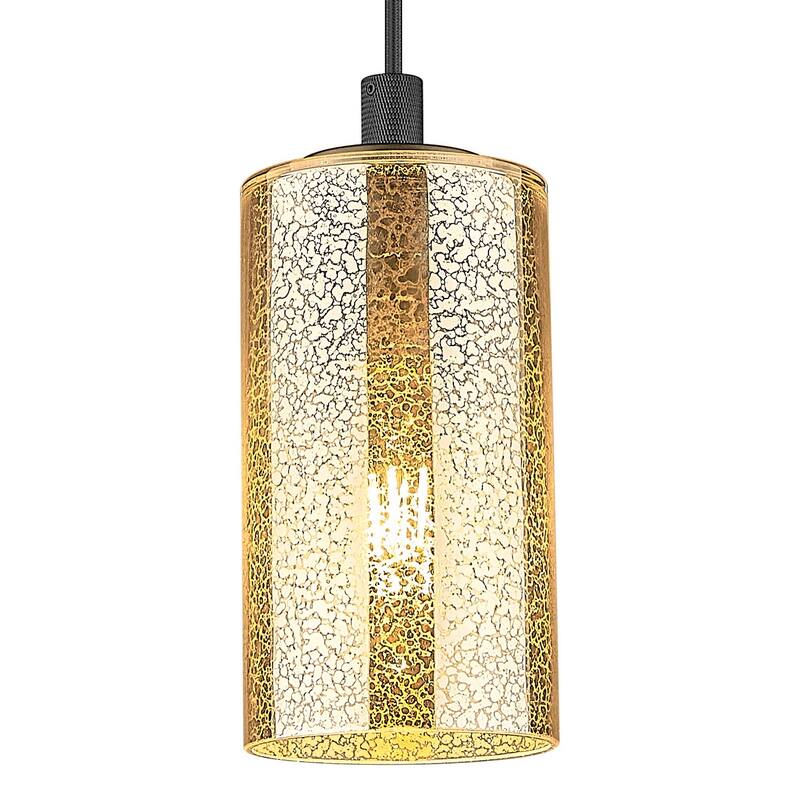 Innovations Lighting 434-1P-G434-7ME Crown Point 8" Tall Cord Hung - Matte Black