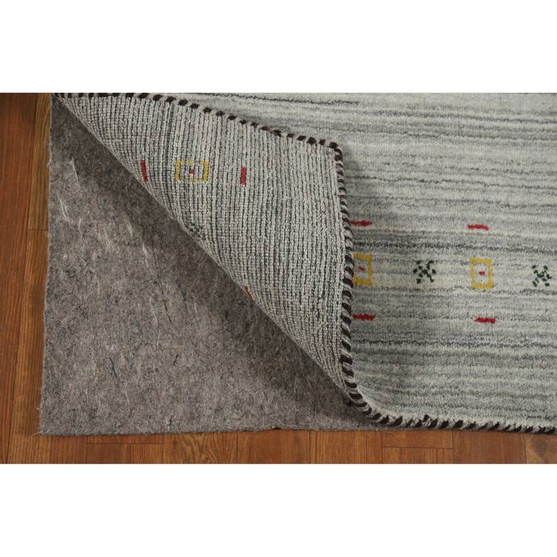 Tribal Gabbeh Indian Runner Rug Handmade Hallway Wool Carpet - 2'6" x 9'9"