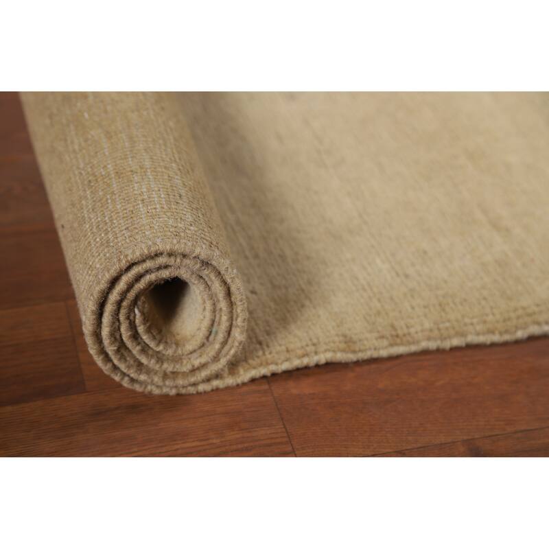 Gabbeh Oriental Foyer Rug Hand-Knotted Contemporary Wool Carpet - 3'4"x 4'10"