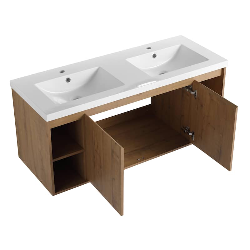Topcraft Wall-Mounted Bathroom Vanity With Sink
