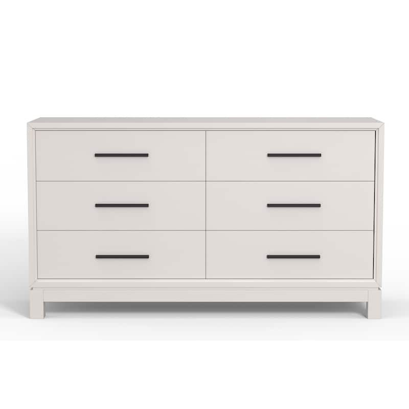 Origins by Alpine Nova 6 Drawer Dresser - Chalk White