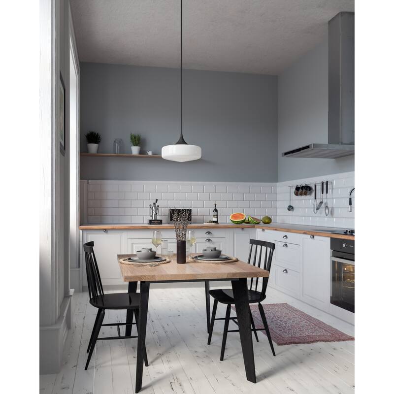 Alora Lighting PD440814GO Lincoln 14" Wide Pendant with Glossy Opal