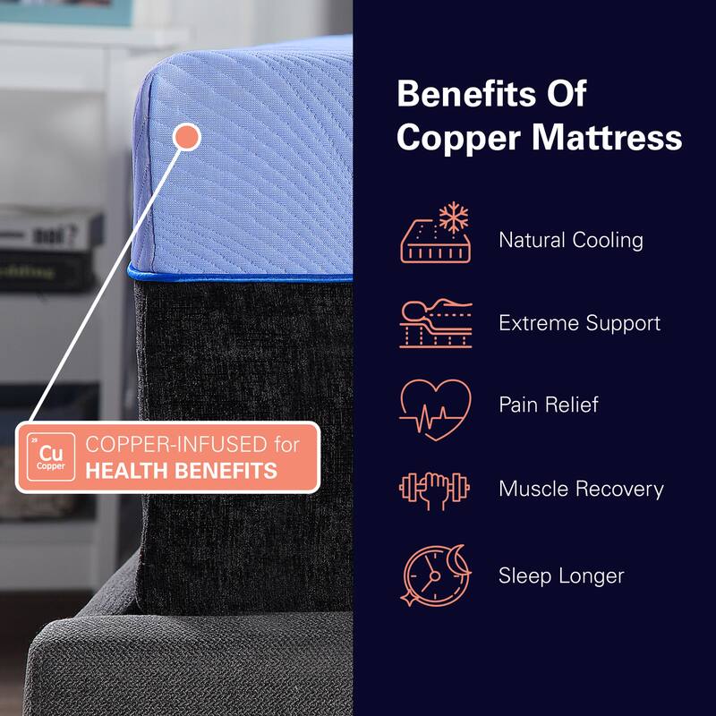 Bridgevine Home 12 inch Refresh Hybrid Cooling GelCare Memory Foam and Coil Adult Mattress