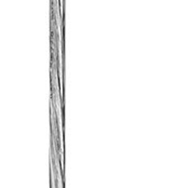 HomeRoots Glass and Silver Mesh Shade Hanging Light - 3.25' X '12' X '3.25