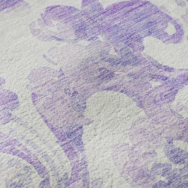 Premium Washable Super Soft Modern Paisley Mayfield Rug