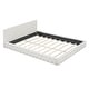 preview thumbnail 15 of 22, Queen Velvet Upholstered Platform Bed with Diamond Grid Headboard