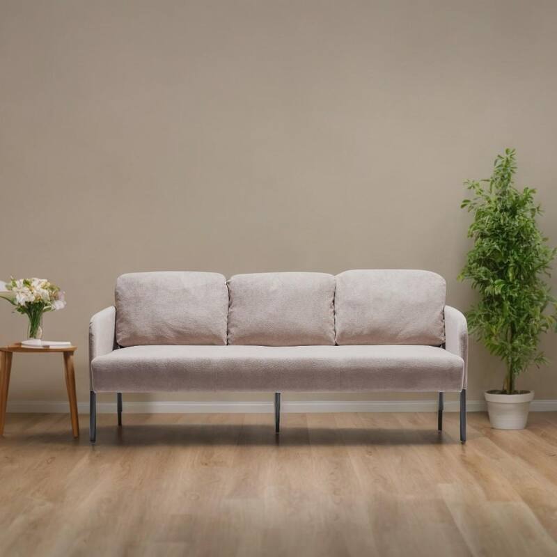 67.72" Fabric 3-Seater Sofa for Small Spaces with Soft Fabric
