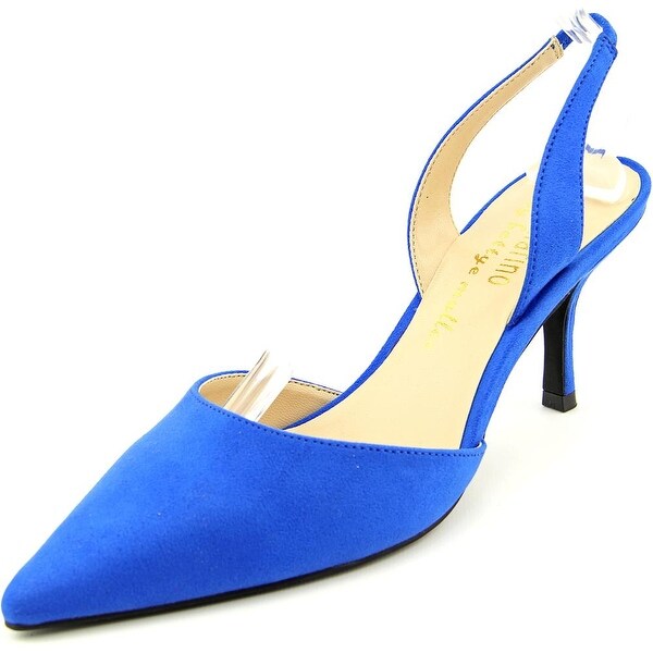 Ann Marino by Bettye Muller Adair Women Pointed Toe Canvas Slingback Heel