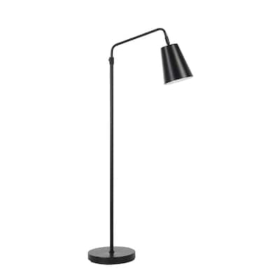 Nottingham 47.5" Height Floor Lamp, Black - 10 x 23.25 x 47.5 - 56.875 ADJ."