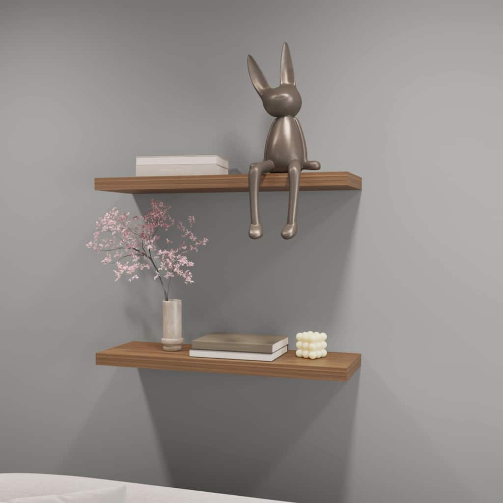 Iva Floating Shelf in Melamine x2