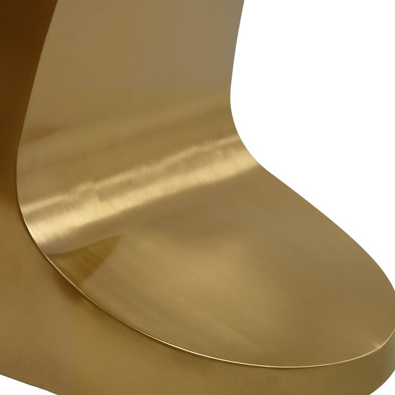 70-Inch Rectangle Marble Dining Table, Modern Sintered Stone Kitchen Dinner Table with Gold Finish Metal Base for 6-8