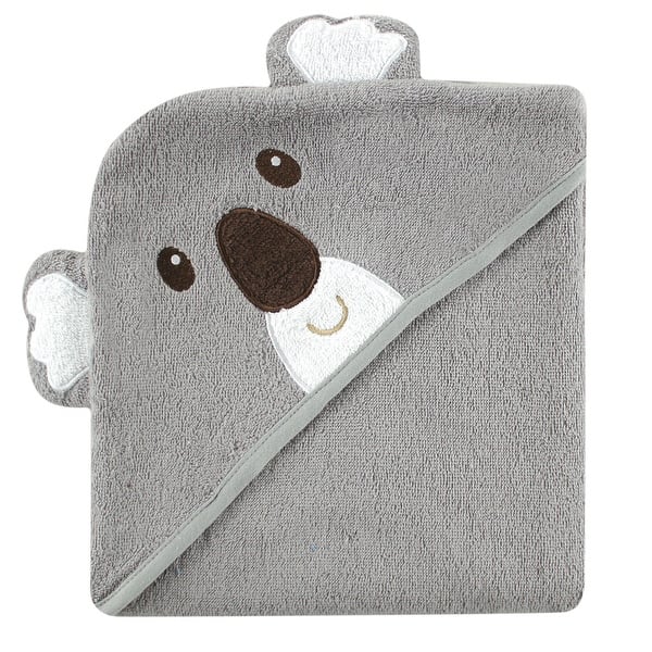 slide 1 of 1, Luvable Friends Baby Unisex Cotton Animal Face Hooded Towel, Koala, One Size - Koala - One Size One Size - Koala
