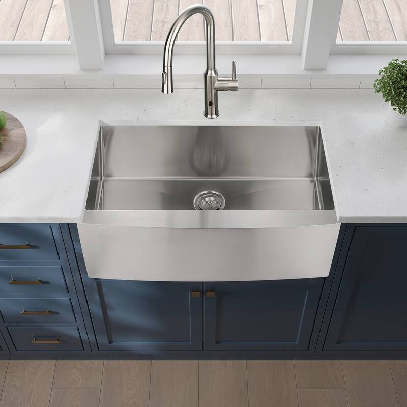 Farmhouse Apron Single Bowl Stainless Steel Kitchen Sink