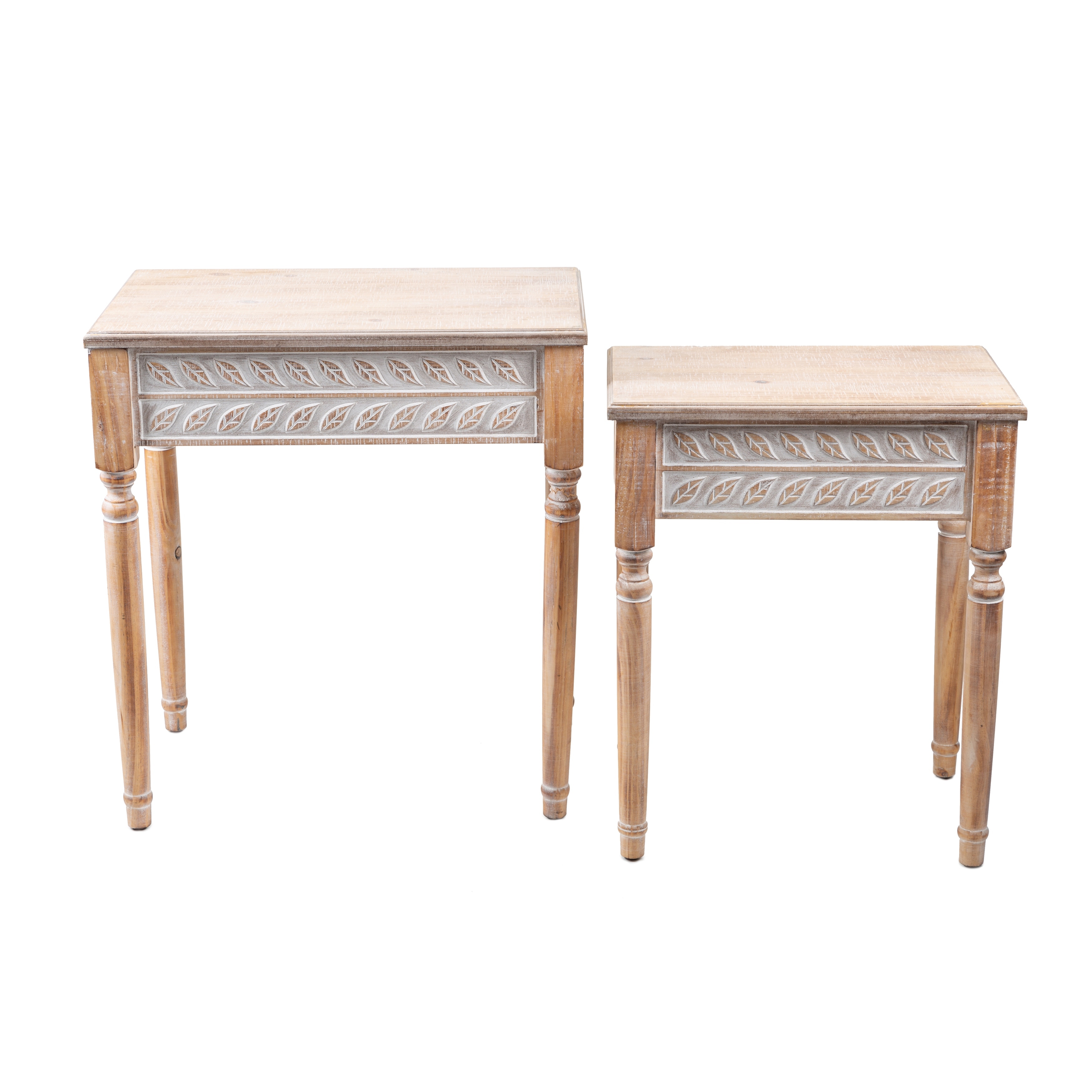 Homeview Design Set Of 2 Tables W Laser Cut Stands 24 8 21 8 In H Overstock 32651189 We decided not to use live trees as we didn't want to take away from her possible orange. overstock com
