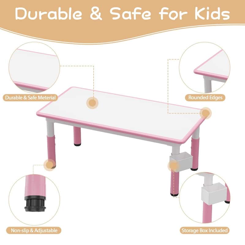 Kids Table and 6 Chairs Set