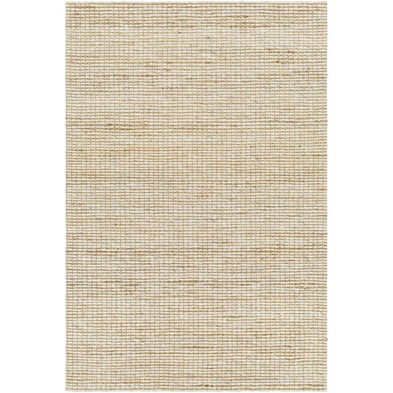 Livabliss Priya Handmade Jute & Wool Blend Area Rug - Ivory/Natural - 6' x 9'