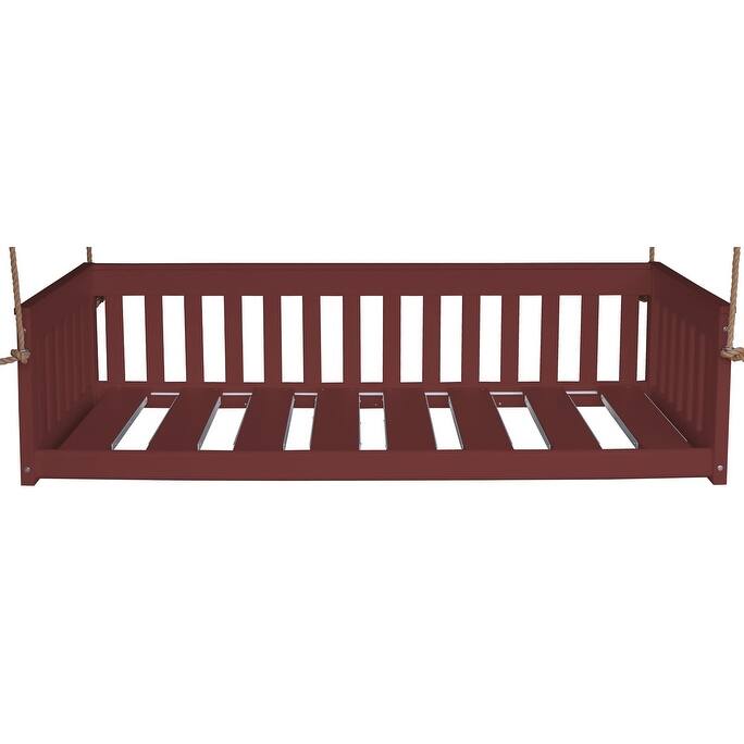 Poly Lumber Deep Seating Mission Swing with Rope