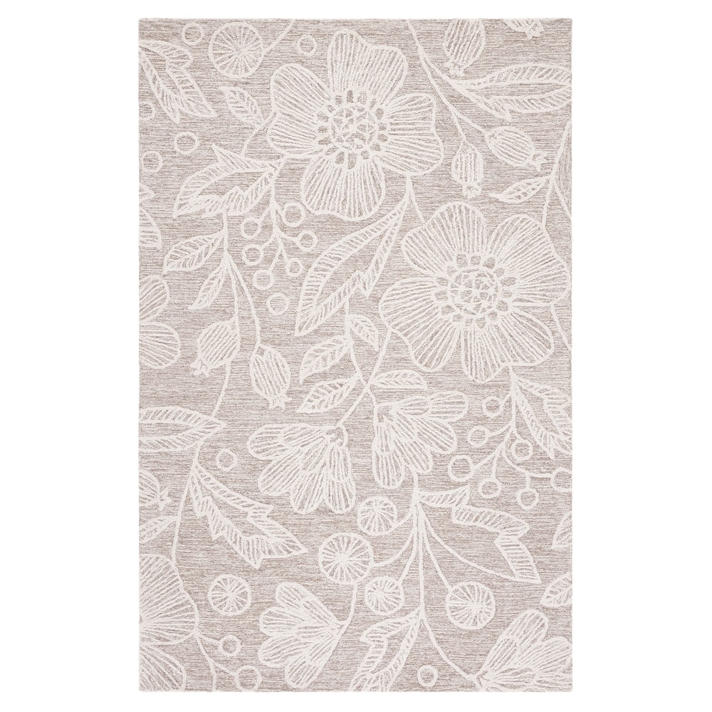 SAFAVIEH Handmade Jardin Kathe Floral Wool Rug