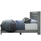 preview thumbnail 7 of 43, Bardy Upholstered Button-tufted Wingback Bed - Queen or King
