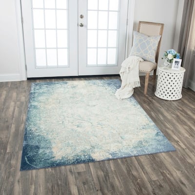 Alora Decor Glamour Vine Scroll Area Rug