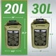 preview thumbnail 2 of 6, Waterproof Dry Bag Roll Top Backpack with Phone Case and Mesh Pocket
